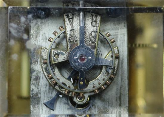 Cased carriage clock